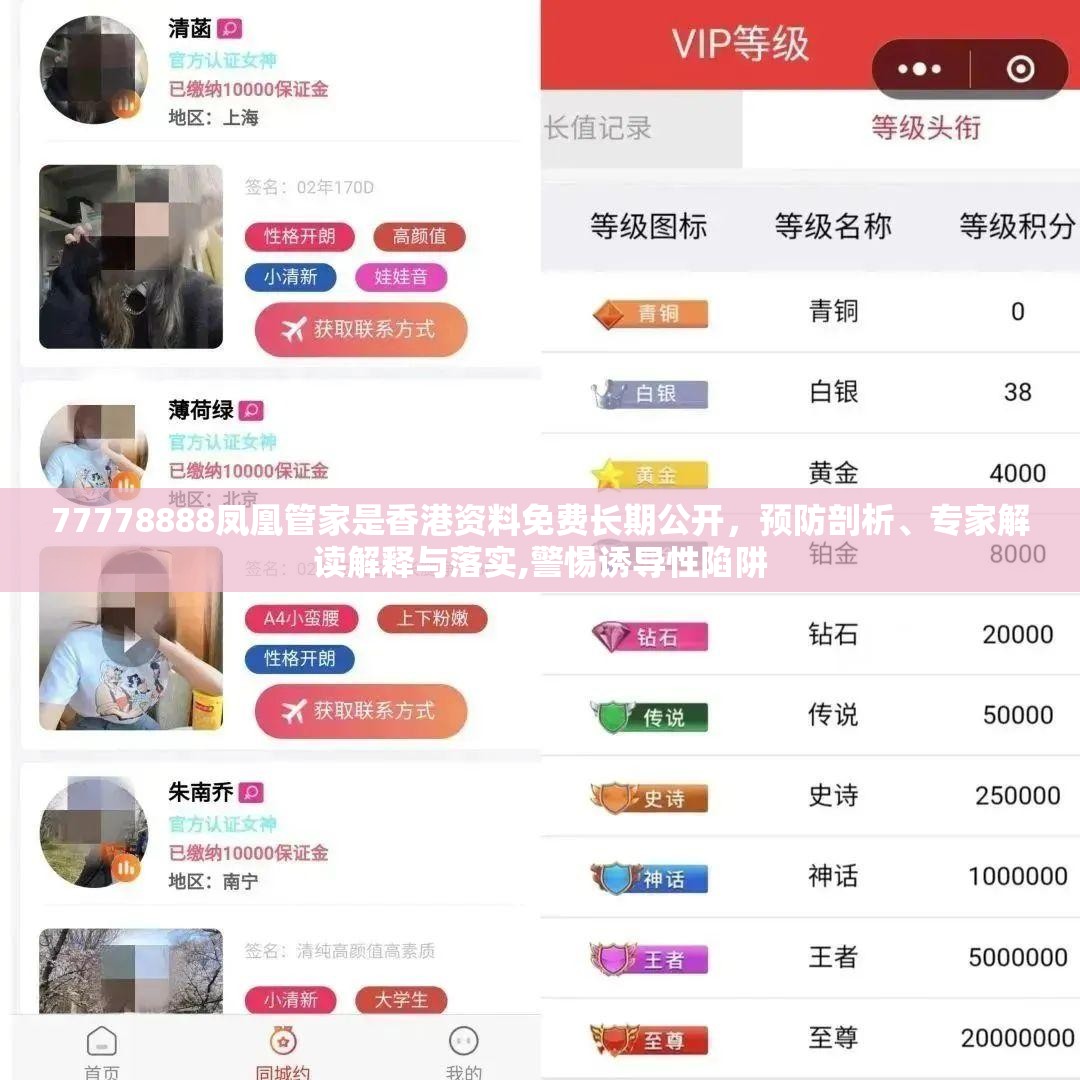 77778888凤凰管家是香港资料免费长期公开，预防剖析、专家解读解释与落实,警惕诱导性陷阱