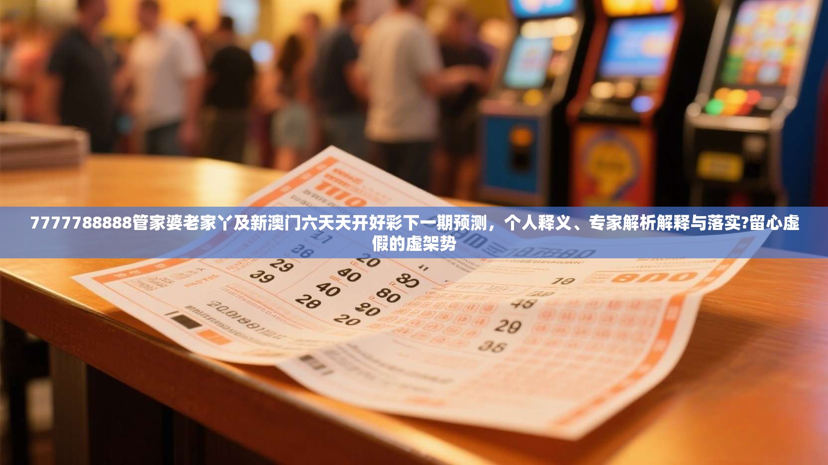 7777788888管家婆老家丫及新澳门六天天开好彩下一期预测，个人释义、专家解析解释与落实?留心虚假的虚架势