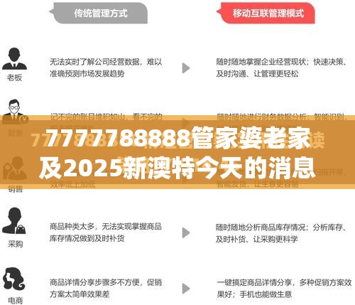 7777788888管家婆老家及2025新澳特今天的消息，谨防虚假的障眼法,条理释义、解释与落实
